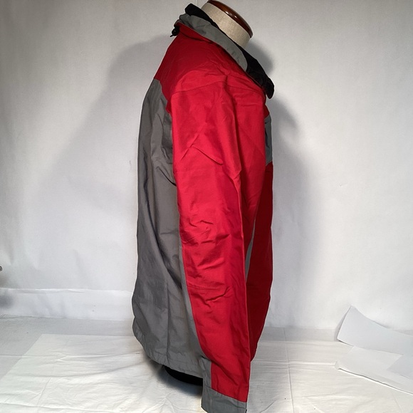 Men’s The North Face HyVent Jacket Mens size medium Red & Gray - Picture 7 of 16